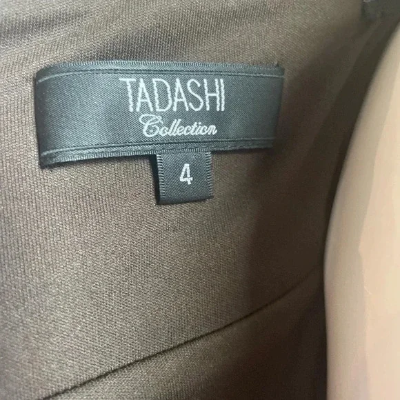 Tadashi Shoji Collection Brown Formal Fit and Flare Dress. Size 4 - Picture 5 of 15